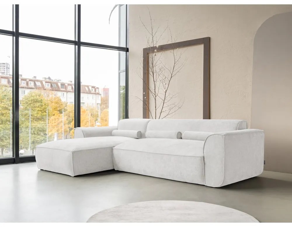 Biela rohová pohovka (ľavý roh) Flex Felix – Miuform