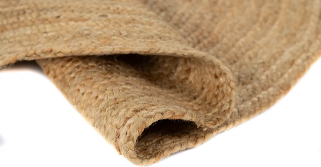 TA Koberec 704 HNEDÁ OKRÚHLA JUTA Rozmer: 80x80 cm