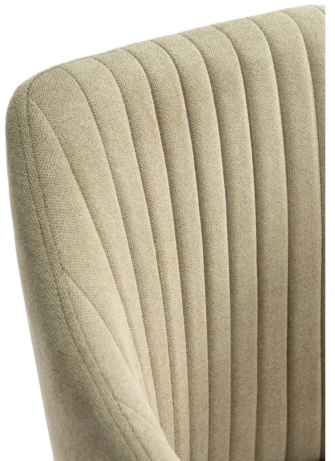 Svetlozelené čalúnené jedálenské kreslá v súprave 2 ks Nadi – Marckeric