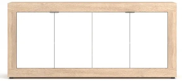 Komoda RUNEA dub sonoma/biela