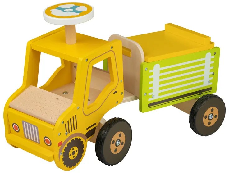 Playtive Drevené odrážadlo Ride-On Truck (žltá)  (100372860)