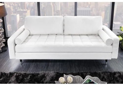 Sedacia súprava 42703 220cm Cozy - Teddy látka biela - Komfort-nábytok