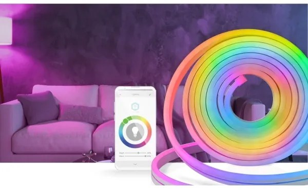 Nedis WIFILN51CRGB-LED RGB stmievateľný pásik SmartLife 6m 32W/230V Wi-Fi IP65+D