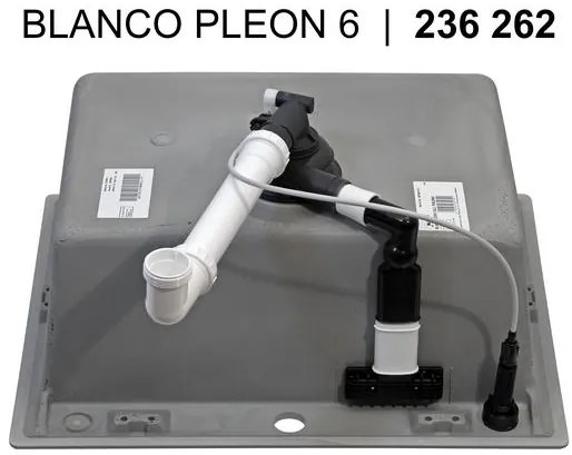 Granitový drez Blanco PLEON 6 InFino antracit s excentrom