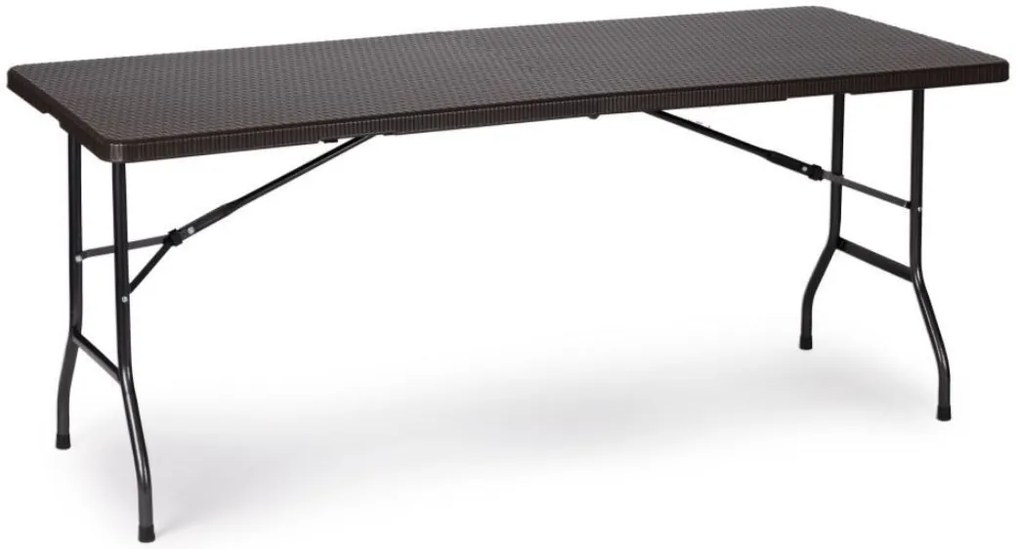 Bestent Cateringová súprava stôl + 2 lavičky 180cm Brown Rattan
