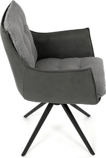 Jedálenská stolička sivá DCH-D1345 GREY2