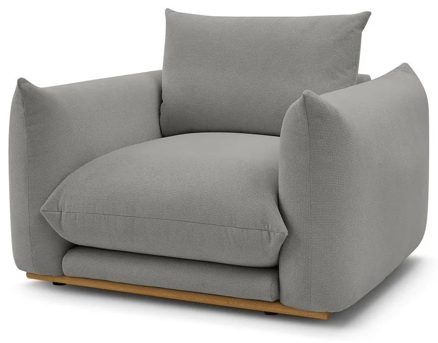 Sivé kreslo Ernest – Bobochic Paris