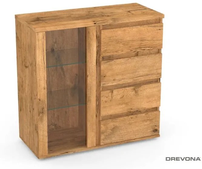 Drevona, komoda REA AMY 9, lancelot