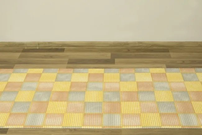 Kúpelňová penová rohož Softy-tex 842 oranžová