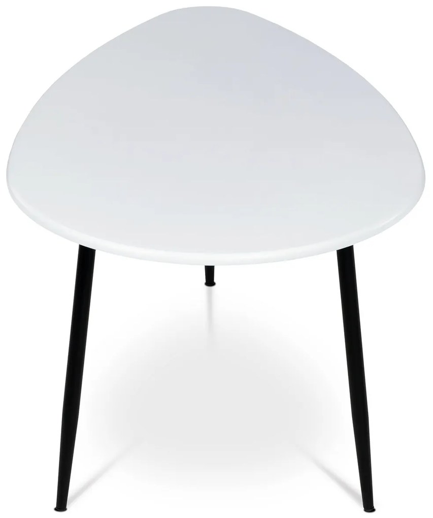 Odkladací stolík 100 x 60 cm, biela