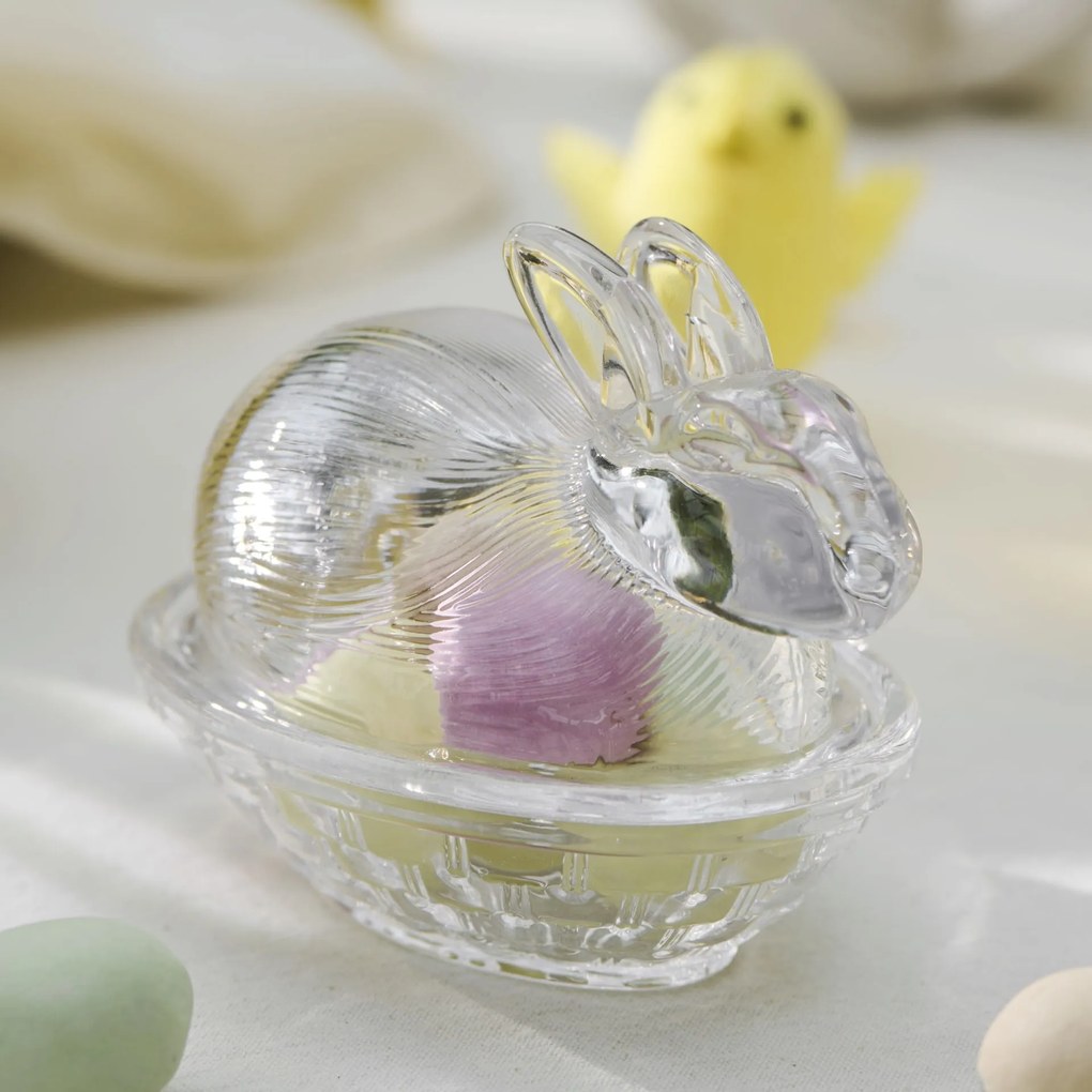 Ib Laursen Veľkonočná dekorácia Easter Bunny Glass