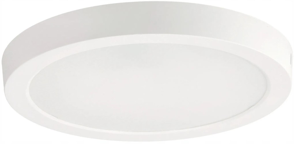 BERGE Prisadené LED stropné svietidlo 18W - 1980lm - 4000k - biely kruh