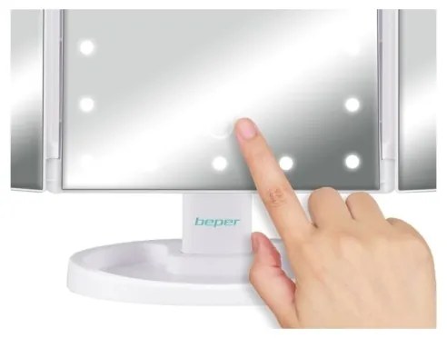 Beper - Kozmetické zrkadlo s LED podsvietením 4xAAA/5V