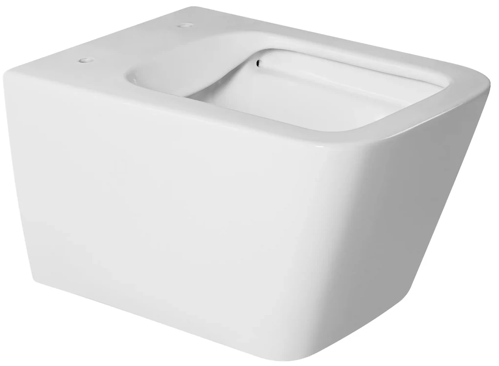 Gamma Mut, závesná WC misa 51x36 cm Rimless s pomaly padajúcim sedadlom, biela lesklá, GMA-MUT-202