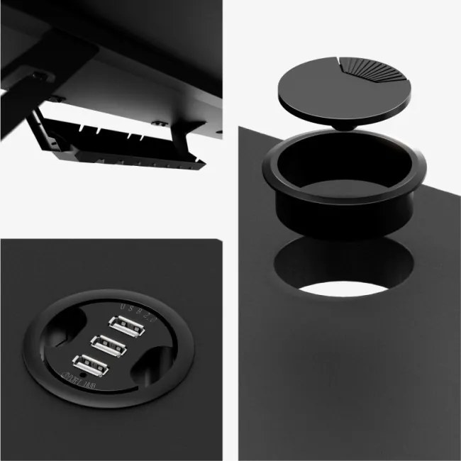 Herný stôl Mark Adler Leader 5.1 čierny