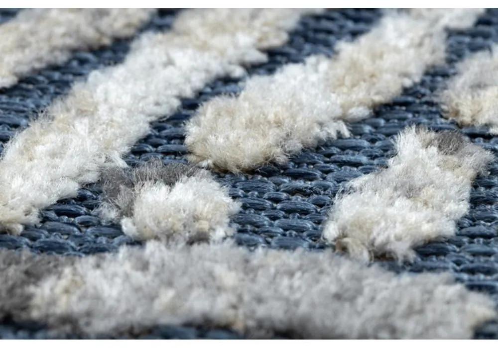 Kusový koberec Heksa modrý 80x150cm