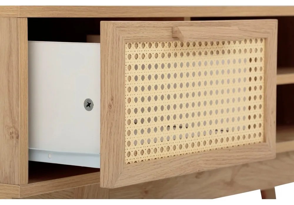 TV stolík v dekore duba v prírodnej farbe 128x47 cm Bridget – Støraa