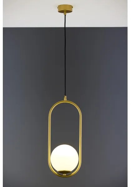 Jupiter 2042 - Luster na lanku IGON 1xE14/40W/230V zlatá