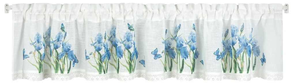 KRÁTKA ZÁCLONA NA PÁSKE ALA 150X30 CM VIACFAREBNÁ