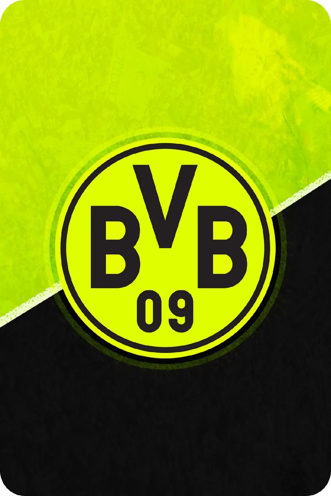 Borussia Dortmund - textilná nálepka na stenu