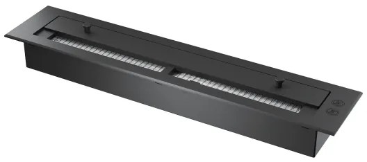 InFire - Rohový BIO krb 80x45 cm 3,5kW čierna