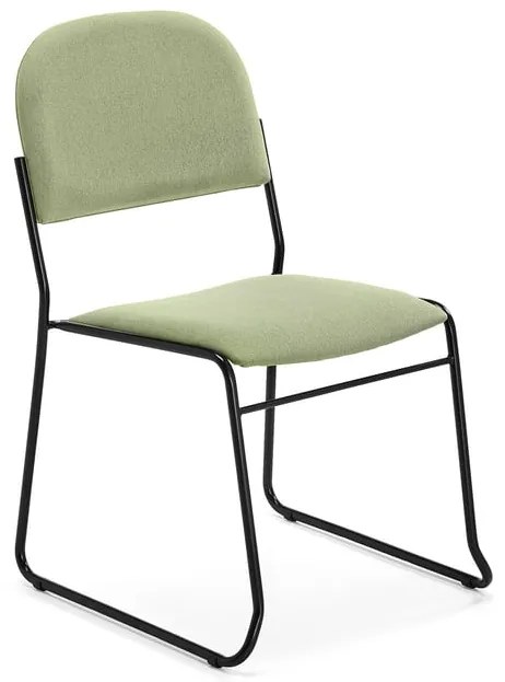 Stolička DAWSON, zelená/čierna