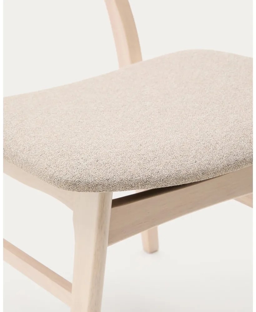 Jedálenská stolička v dekore duba v béžovo-prírodnej farbe v súprave 2 ks Selia – Kave Home