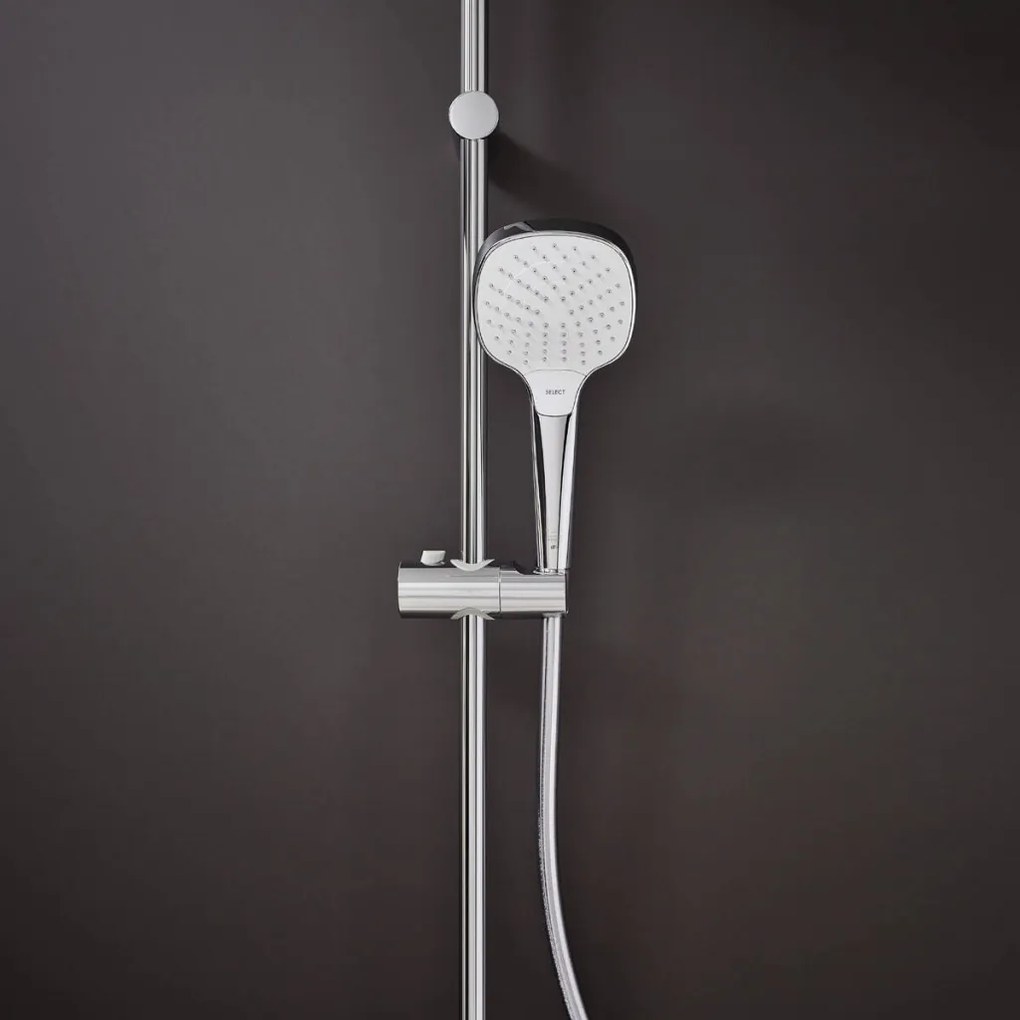 Hansgrohe Hansgrohe Croma Select E Vario - Ručná sprcha 3jet, biela/chróm 26812400