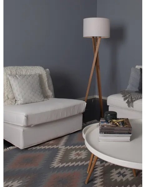 ByRydens 4100020-6002 - Stojacia lampa VEGA 1xE27/5W/230V béžová