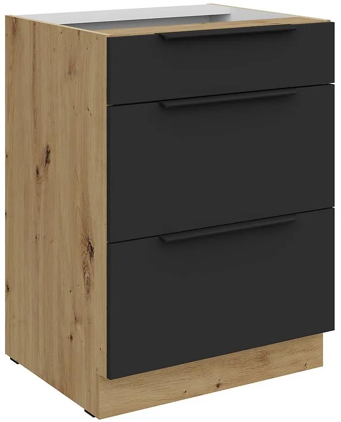 Kuchynská skrinka Aria-Bl/Ar Anti Fingerprint 60d 3s Bb