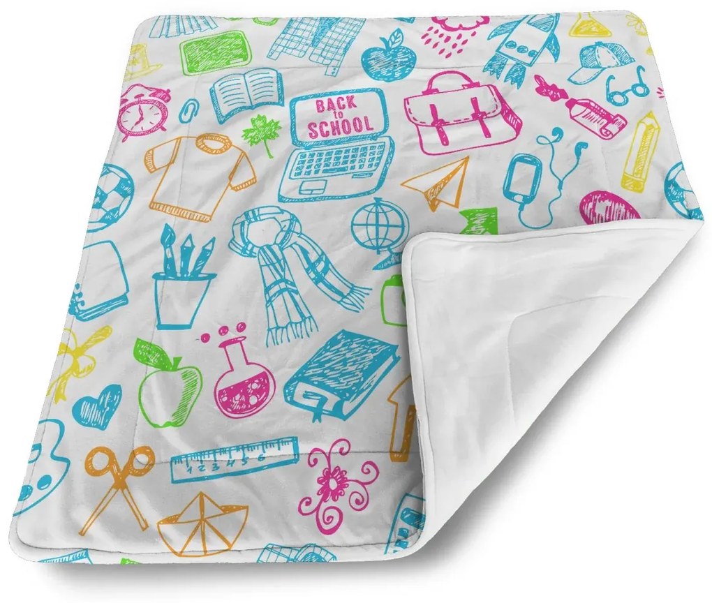 Sablio Deka pre bábätko Farebná škola - 90x120 cm