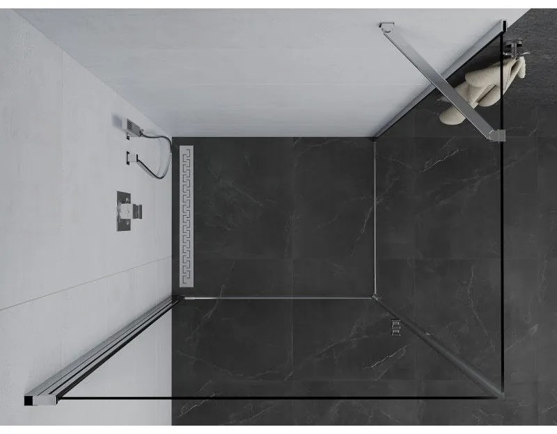 Mexen Pretoria sprchovací kút 95x120cm, 6mm sklo, chrómový profil-číre sklo, 852-095-120-01-00