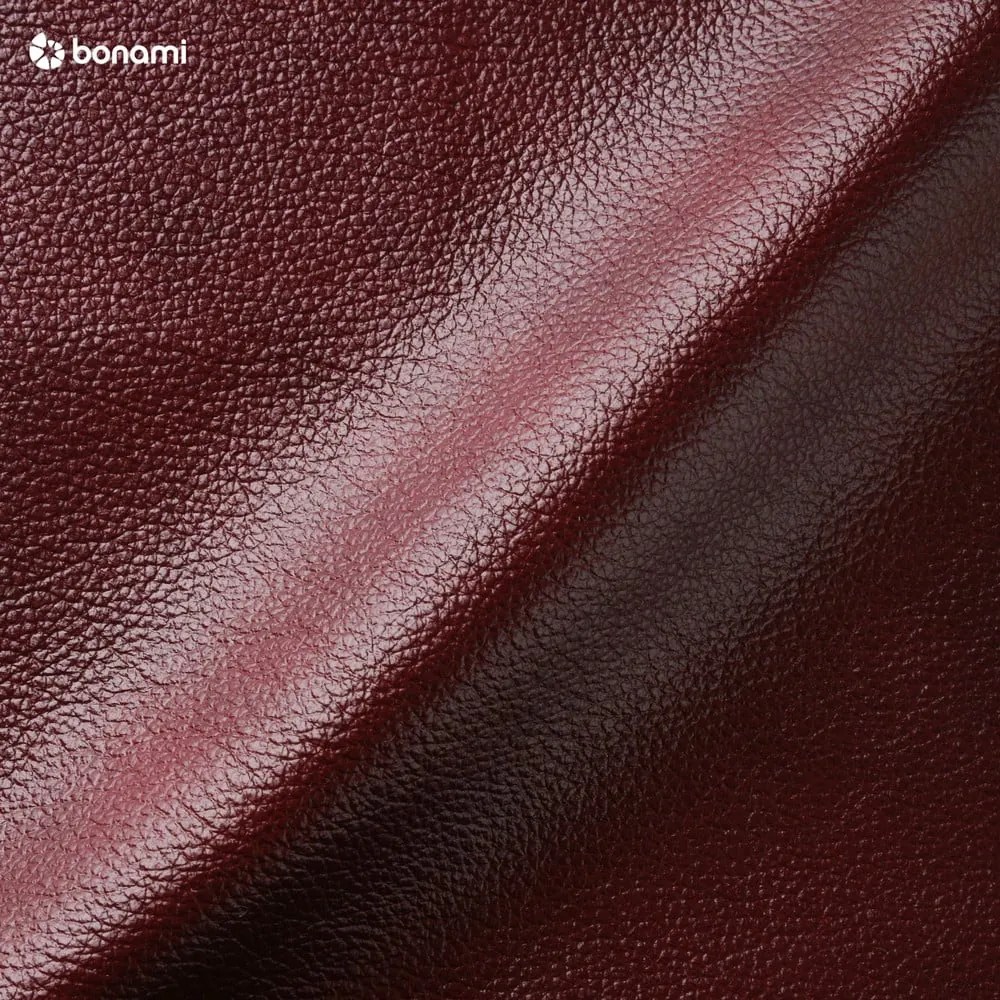 Červené kožené kreslo Max Winzer Norwin