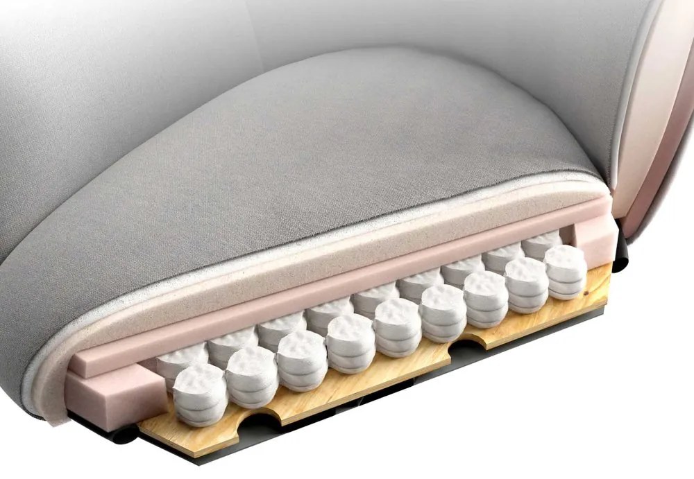 Otočná stolička Caja-Flex s podrúčkami krížová podnož zúžená kovová