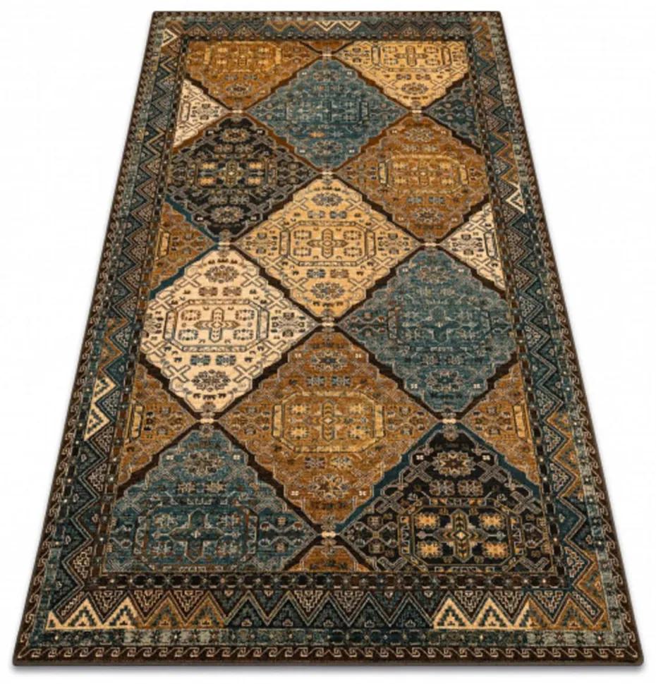 Vlnený kusový koberec Astoria hnedobéžový 170x235cm