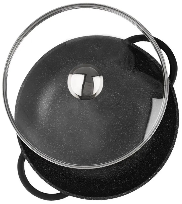 Panvica GRANDE Wok s pokrievkou pr. 32 cm