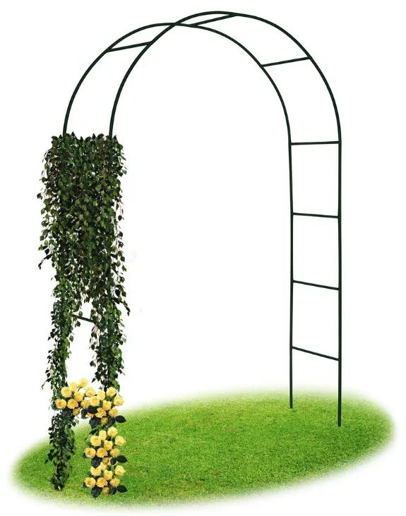 Záhradná pergola oblúk pre popínavé rastliny 140 x 38 x 240 cm