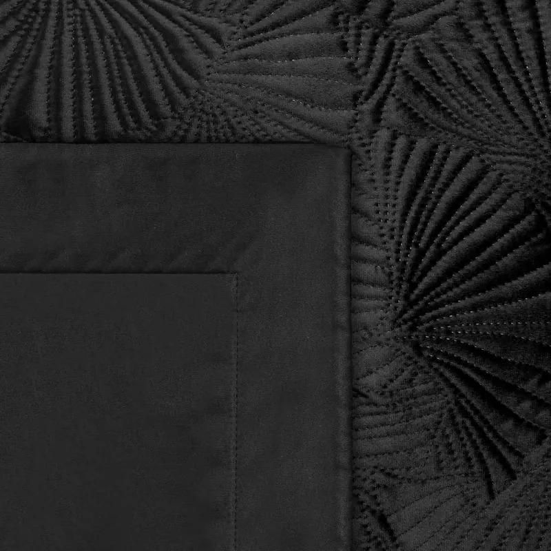 Dekorstudio Luxusný prehoz na posteľ MUSA5 čierny Rozmer prehozu (šírka x dĺžka): 280x260cm