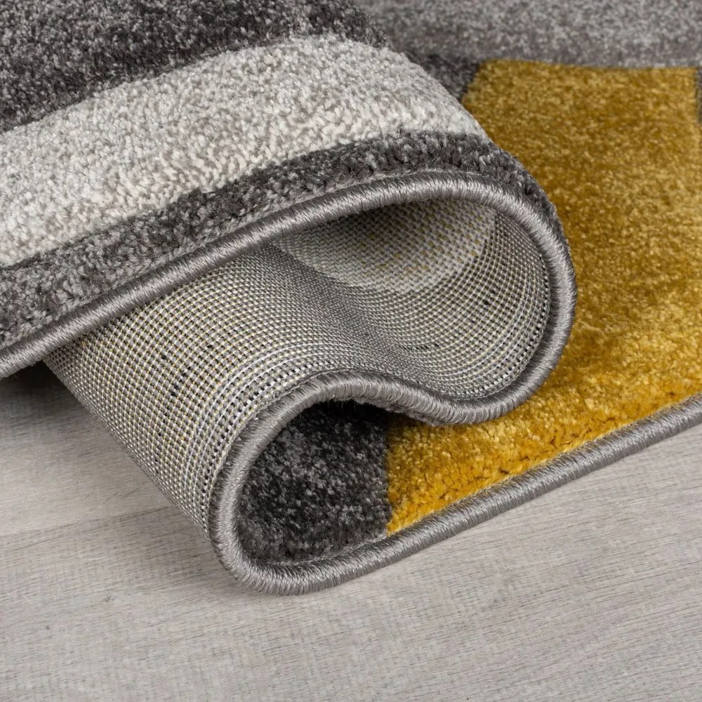 Okrovožlto-sivý koberec 160x230 cm Elude Orb – Flair Rugs