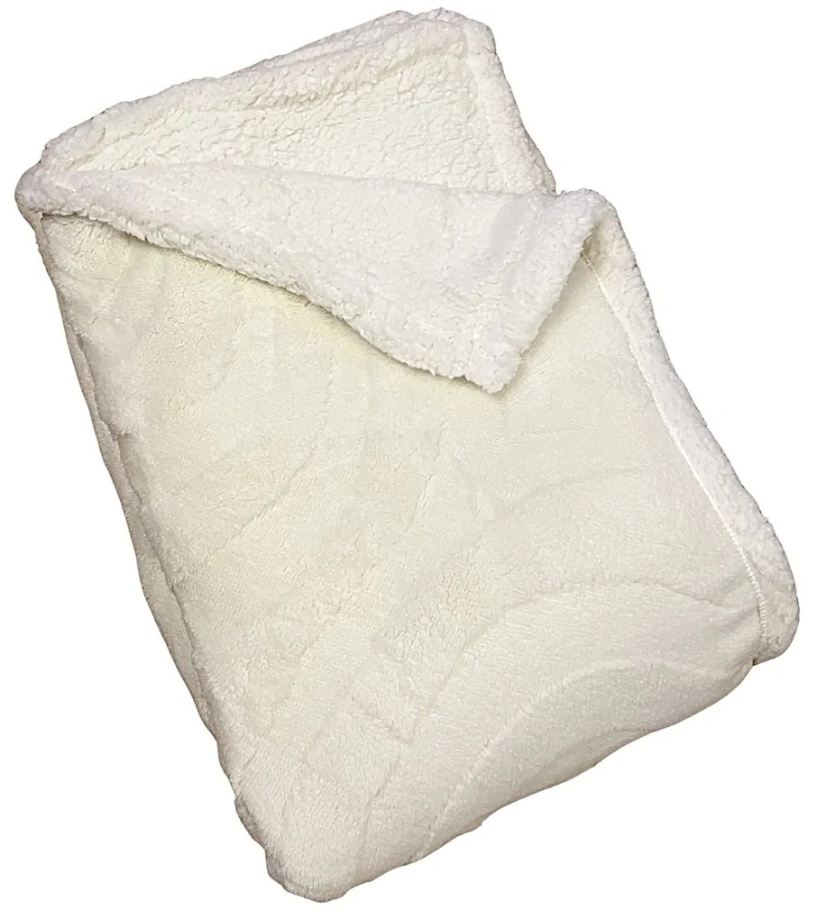 Deka luxury baranková z mikroplyšu biela 200x230cm TiaHome