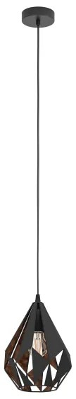 Eglo 49997 - Luster na lanku CARLTON 1xE27/60W/230V