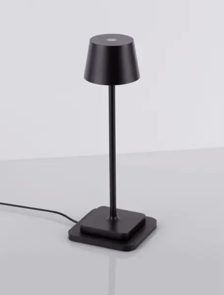 Vonkajšia stolová lampa Deck čierna