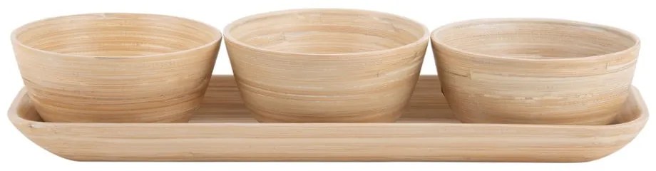 Bambusová servírovacia súprava v prírodnej farbe Puro – PT LIVING