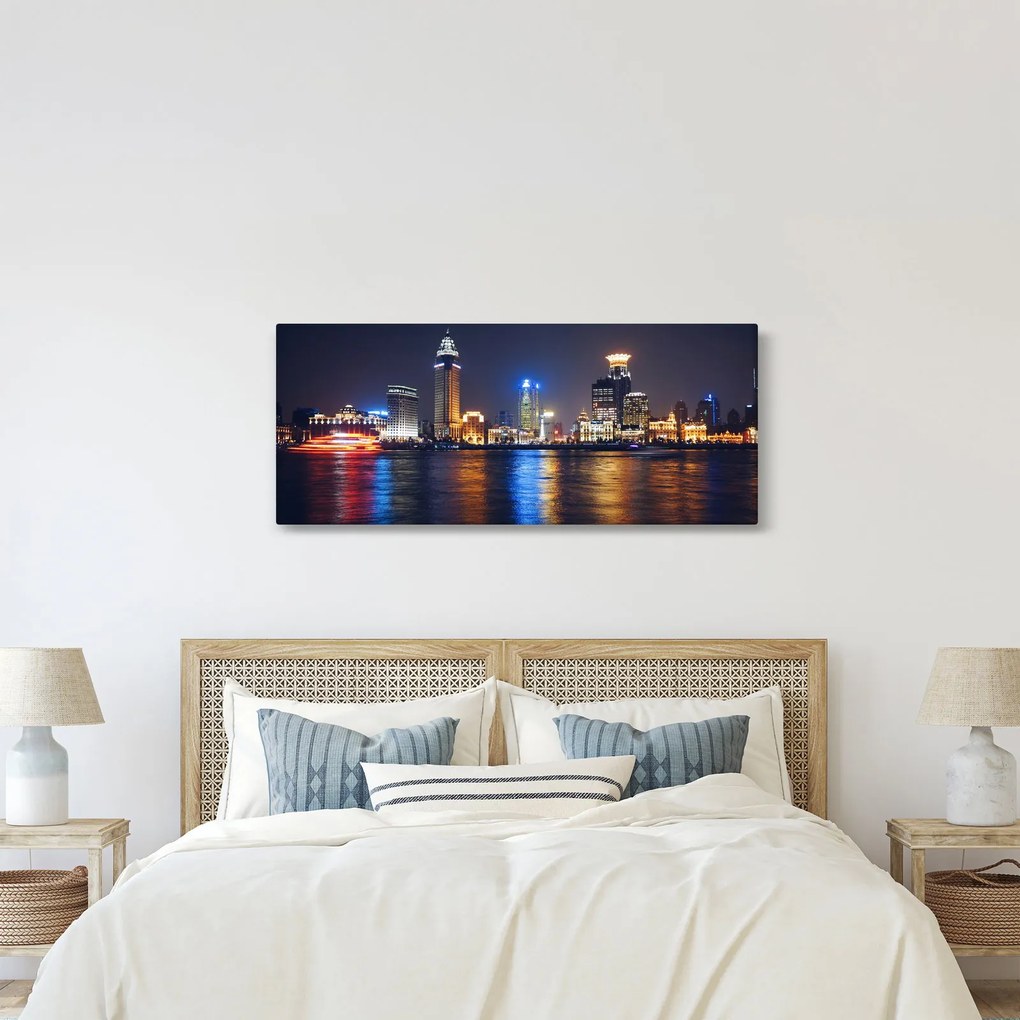 Obraz - Reflekce noci (120x50 cm)