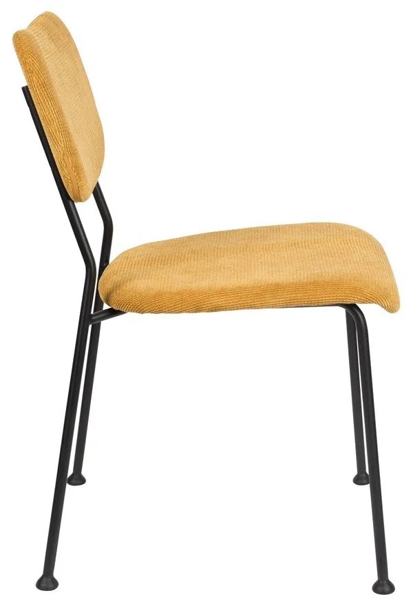 Žlté jedálenské stoličky v súprave 2 ks Benson - Zuiver