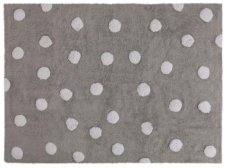 Lorena Canals Koberec Dots grey-white 120x160cm