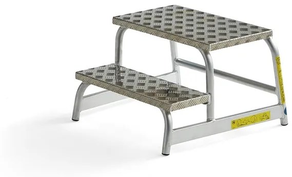 Schodíky INCREASE, 2 schody, výška platformy 400 mm