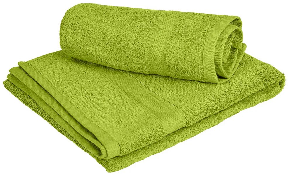 1x osuška CLARYSSE ELEGANCE 70x140 cm + 1x uterák CLARYSSE 60x110 cm 100% bavlna, zelená