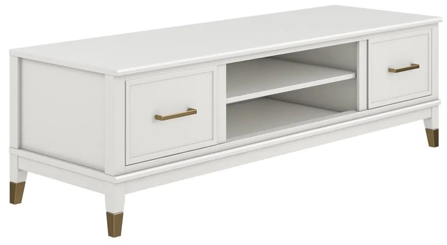 Biely TV stolík CosmoLiving by Cosmopolitan Westerleigh