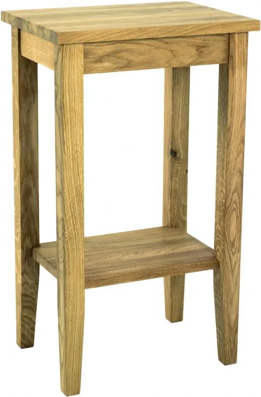 Odkladací stolík s 1 policou Efler, 69 cm